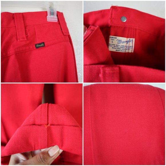 70's Wrangler Low Rise Bell Bottom Trousers - Picture 5 of 5